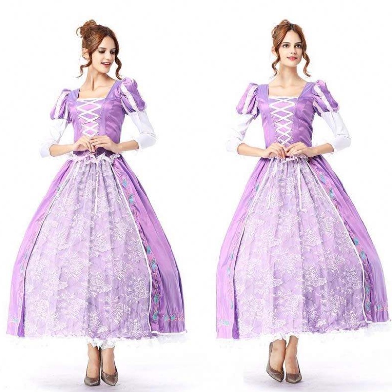 RELLEEN ROLE COSPLOY CLASSIC Princess Snow White Beauty Aurora Костюм жени принцеса рокля SZAC-007