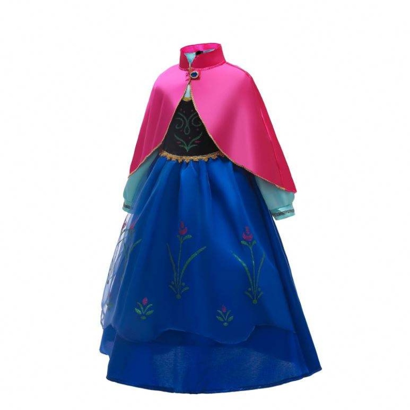 Baige Anna Elsa Cosplay Dress Fairy Tale Хелоуин рокли принцеса Анна парти изпълнение Облекло