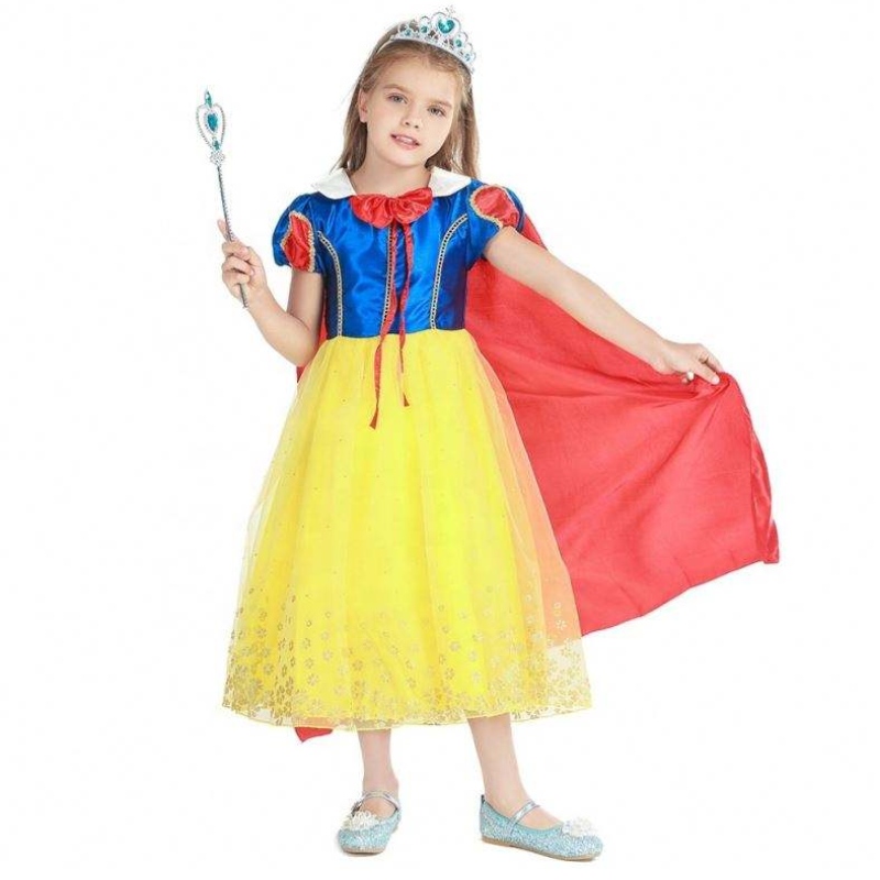 Amazon Hot Sale Нов дизайн телевизия&movie Princess Cosplay Costumes Snow White Costumes Kids \\ 'рокля