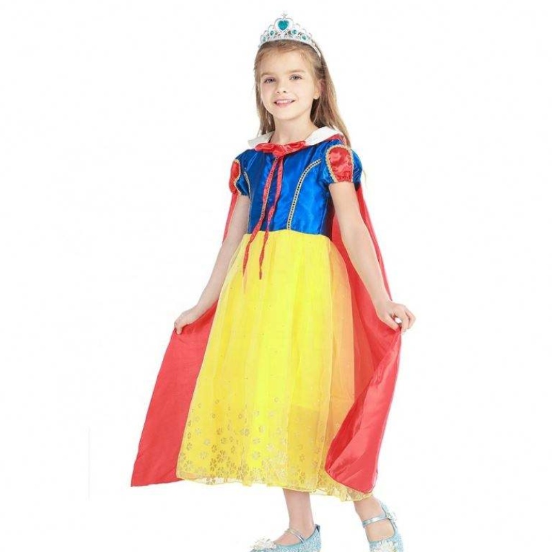 Amazon Hot Sale Нов дизайн телевизия&movie Princess Cosplay Costumes Snow White Costumes Kids \\ 'рокля