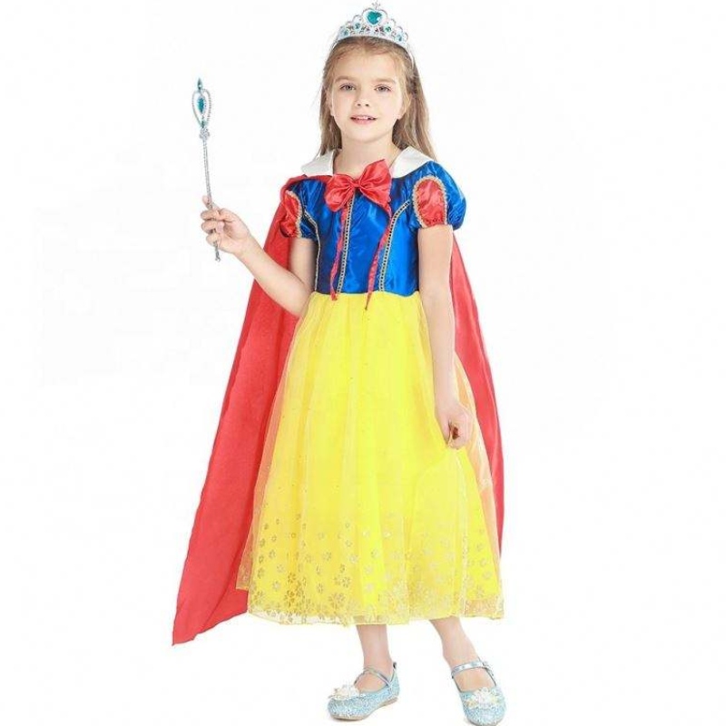Amazon Hot Sale Нов дизайн телевизия&movie Princess Cosplay Costumes Snow White Costumes Kids \\ 'рокля