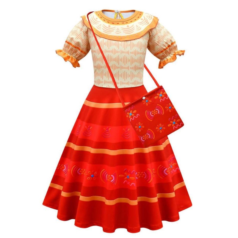 2022 Magic House Kids Dress Up Costume Festival Косплей рокля с къс ръкав принцеса рокля