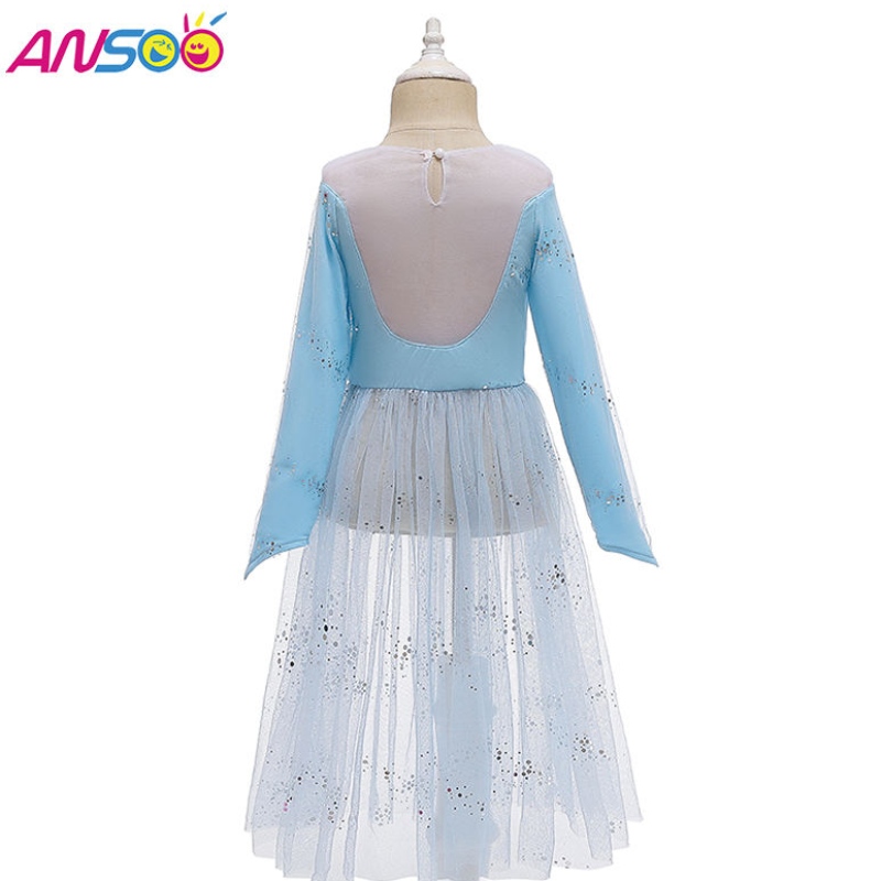 Ansoo Dress Up 2 Princess Elsa Anna Fashion Dress Костюм Elsa 2 Movie 2 рокля за 2-13 години момичета