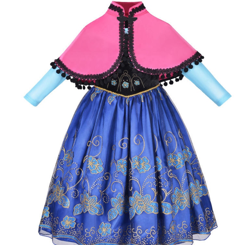 Момичета Rapunzel Ress Kids Summer Tangled Fancy Princess Costume Children Disguise Birthday Carnival Halloween Party Clothes