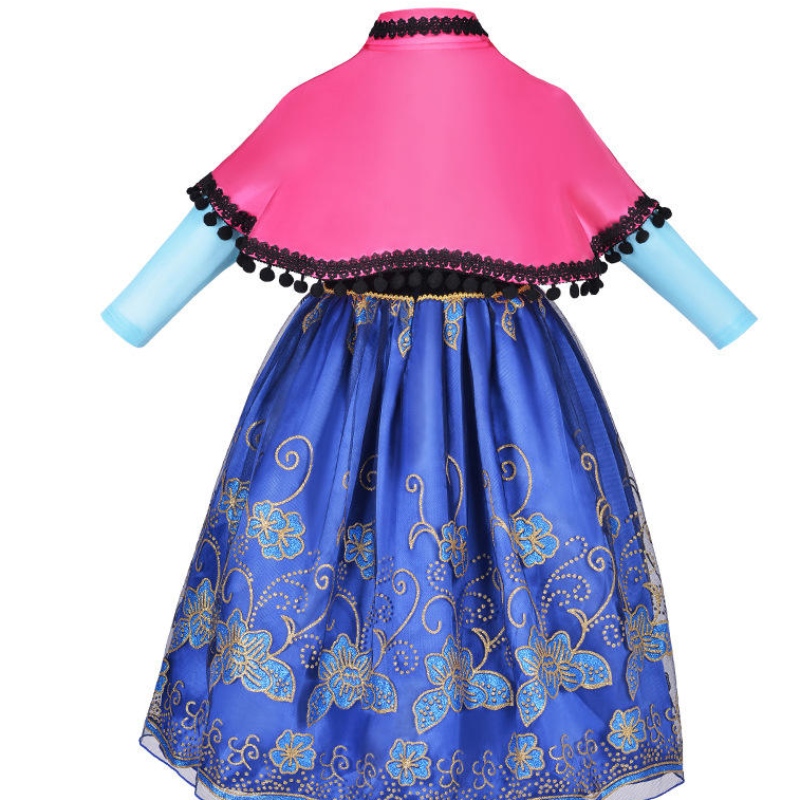 Момичета Rapunzel Ress Kids Summer Tangled Fancy Princess Costume Children Disguise Birthday Carnival Halloween Party Clothes