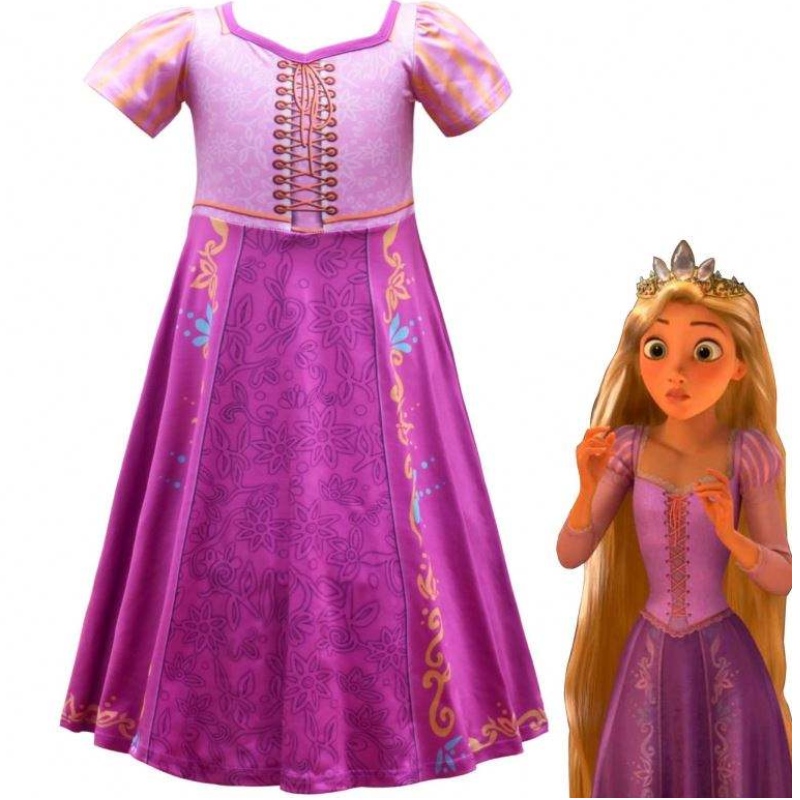 Magic Hair Rapunzel Косплей рокля принцеса рокля телевизия&movie косплей костюм