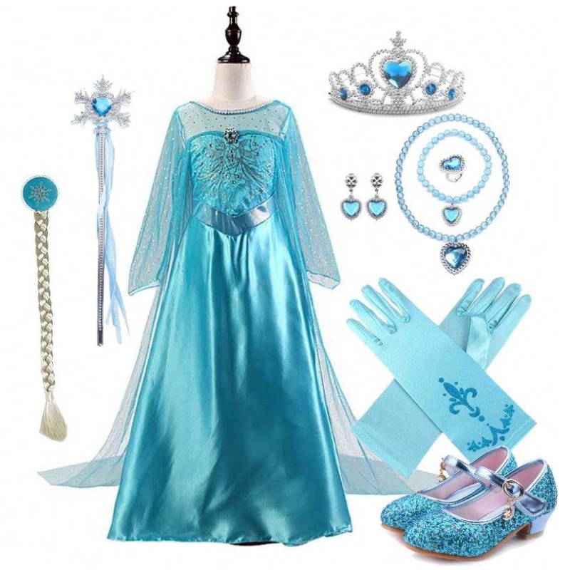 Хелоуин Косплей парти рокля 2-11y Little Girl Kids Princess Costumes с аксесоари DGHC-001