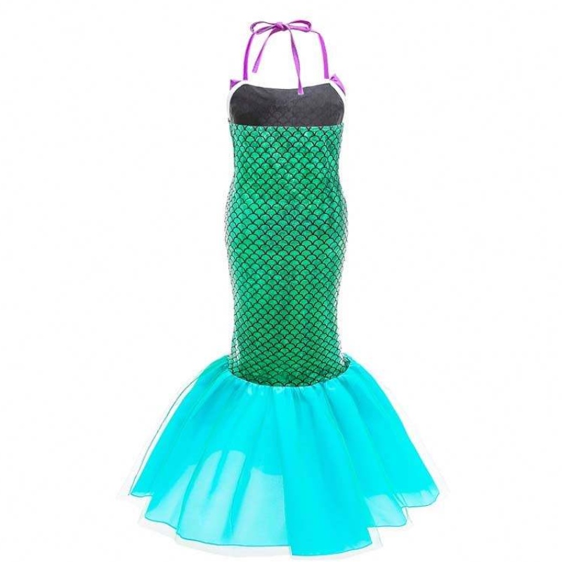 Amazon Top Seller Kids Carnival Party Little Girl Mermaid костюм за деца с аксесоари DGHC-028