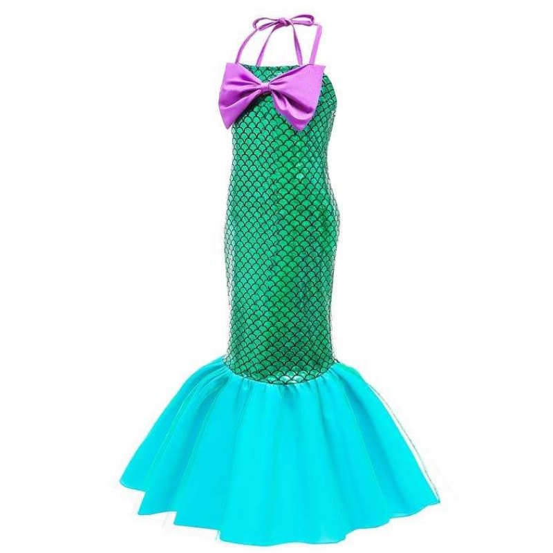 Amazon Top Seller Kids Carnival Party Little Girl Mermaid костюм за деца с аксесоари DGHC-028