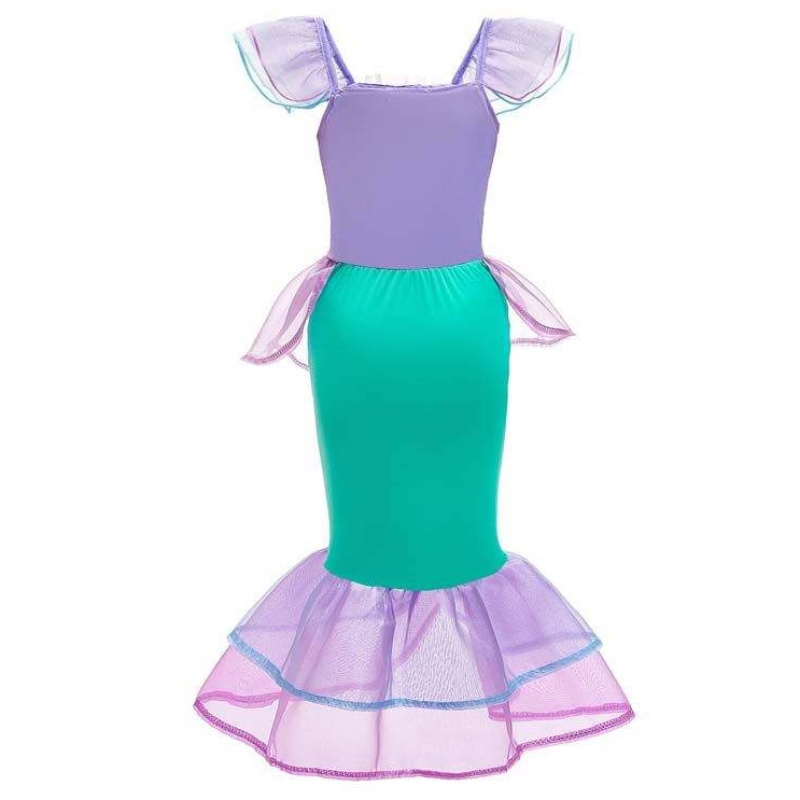 Amazon Hot Selling Fancy Party Princess Ariel Cosplay Up Kids Mermaid костюм DGHC-028