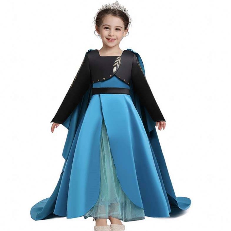 Коронационен костюм на Queen New Elsa 2 Girl Dress Elsa Ress Up for Children HCGD-035