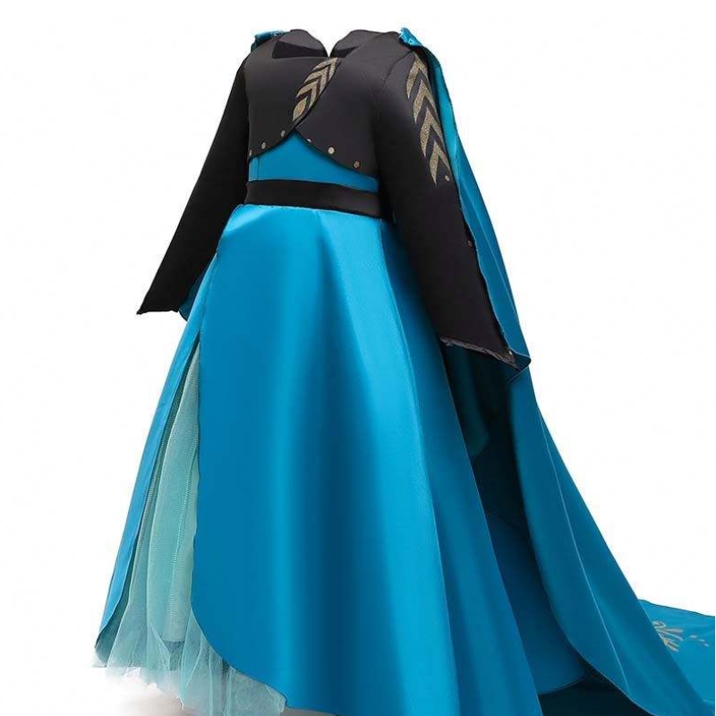 Коронационен костюм на Queen New Elsa 2 Girl Dress Elsa Ress Up for Children HCGD-035