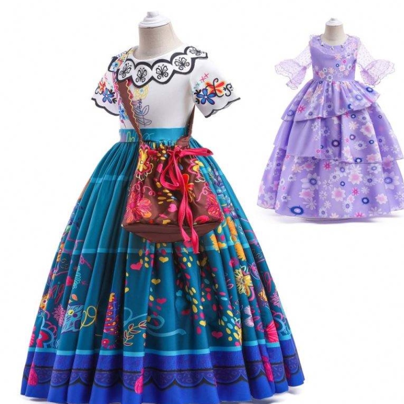 Фабрика Direct Supply New Carnival Kids Party Косплей костюм Isabella Purple Encanto рокля за деца HCIS-001
