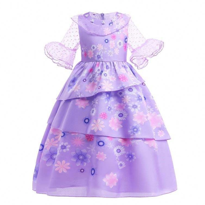 Фабрика Direct Supply New Carnival Kids Party Косплей костюм Isabella Purple Encanto рокля за деца HCIS-001