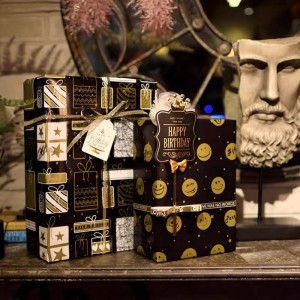 Опаковаща се хартия от печата тъкан за печат на персонализирано лого на борда 60g/70g/80g/90g/100g опаковане на хартия пакет за подарък мн...