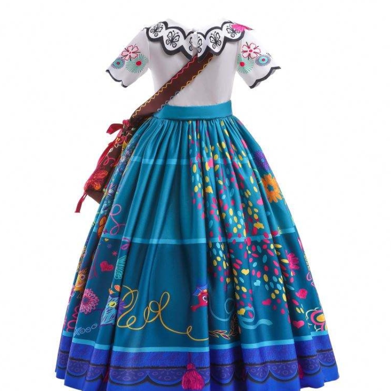 Baige Encanto Mirabel Cosplay Costume TV&Movie Kids Fancy Carnival Великденска принцеса рокля MFMW002