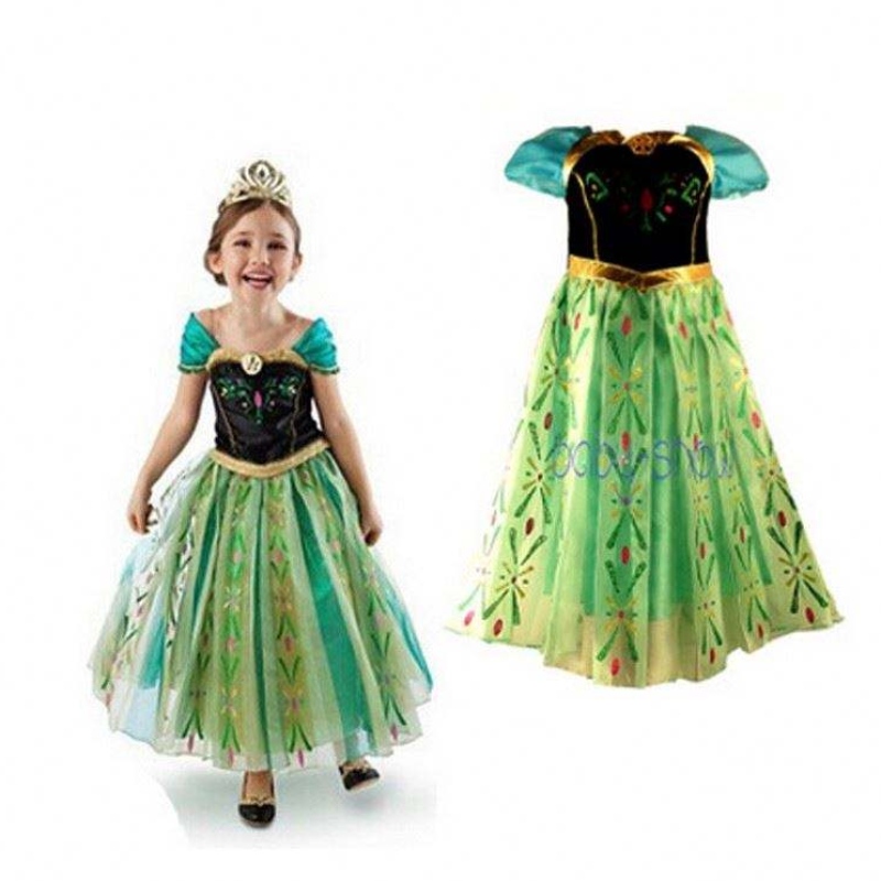 Фантастични бебешки фроси Elsa Costume Christmas Halloween Party рокли за деца