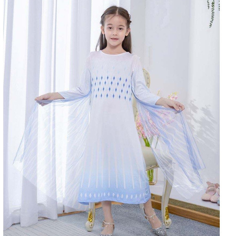 Фантастични бебешки фроси Elsa Costume Christmas Halloween Party рокли за деца
