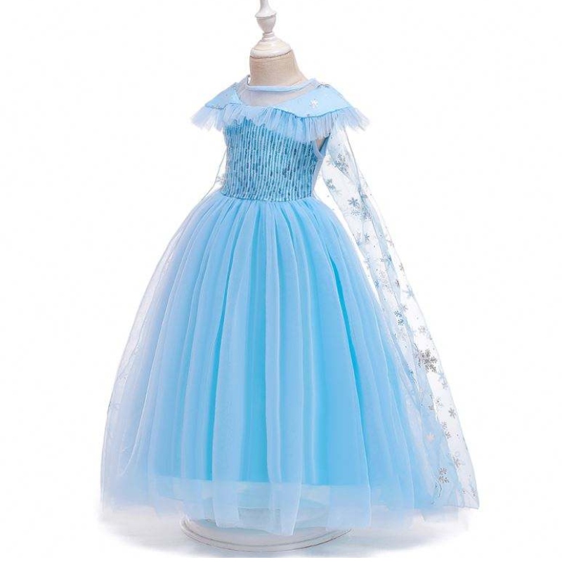 На едро нови деца дрехи Elsa Princess Ress Child Costumes Момичета рокли рокли
