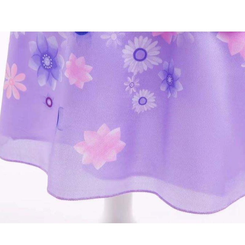 Аниме енканто косплей Isabella Purple Dress Girls Princess Costume Деца фантазия рокля