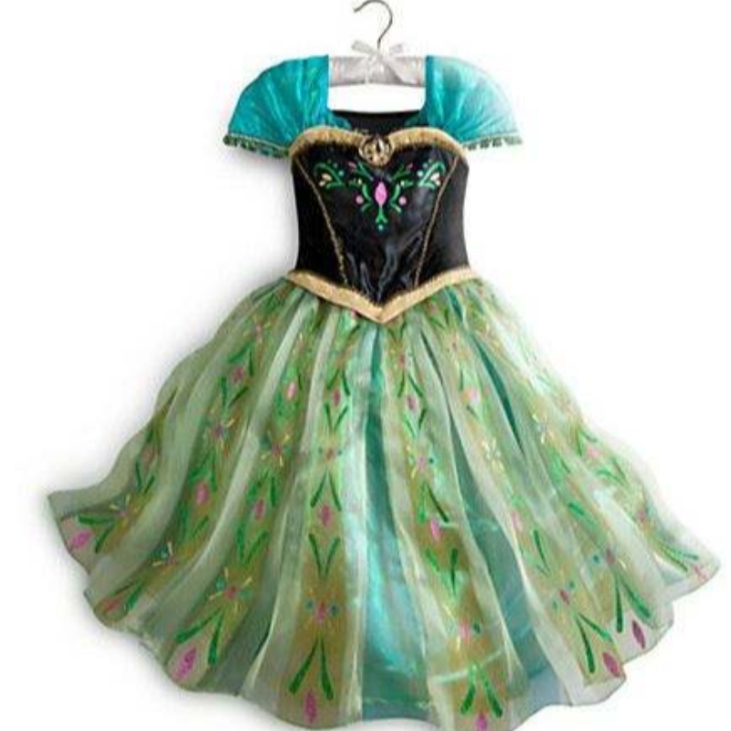 Elsa Wholesale Little Girl Party Носете косплей дрехи Disny Princess Dress BXLSXB