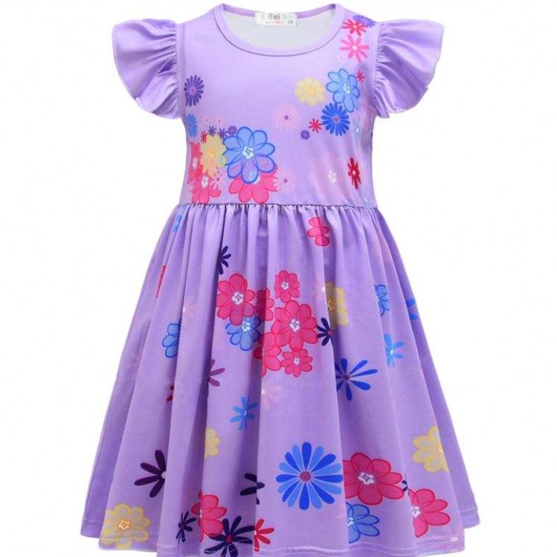 Момичета encanto Charm Dress Encanto прикрийте карнавал лято девствени деца принцеса midi mirabel isabela рожден ден рокля u