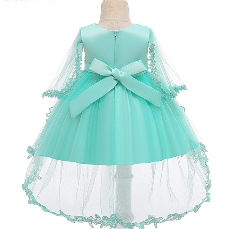 Ansoo New Design Gaze Shawl Dress Flower Childry \\ 's tutu пола коледна партия вечерна рокля за малки момичета