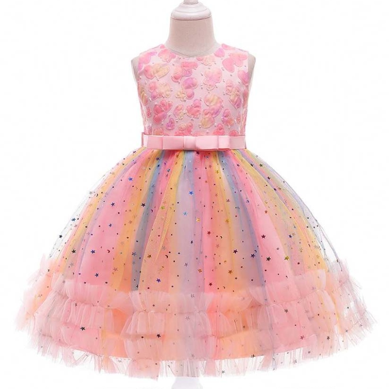 Baige New Arrival Sequins Cake Kids Party рокли 3-10 години бебешки рокли за партита \\ 'рокли