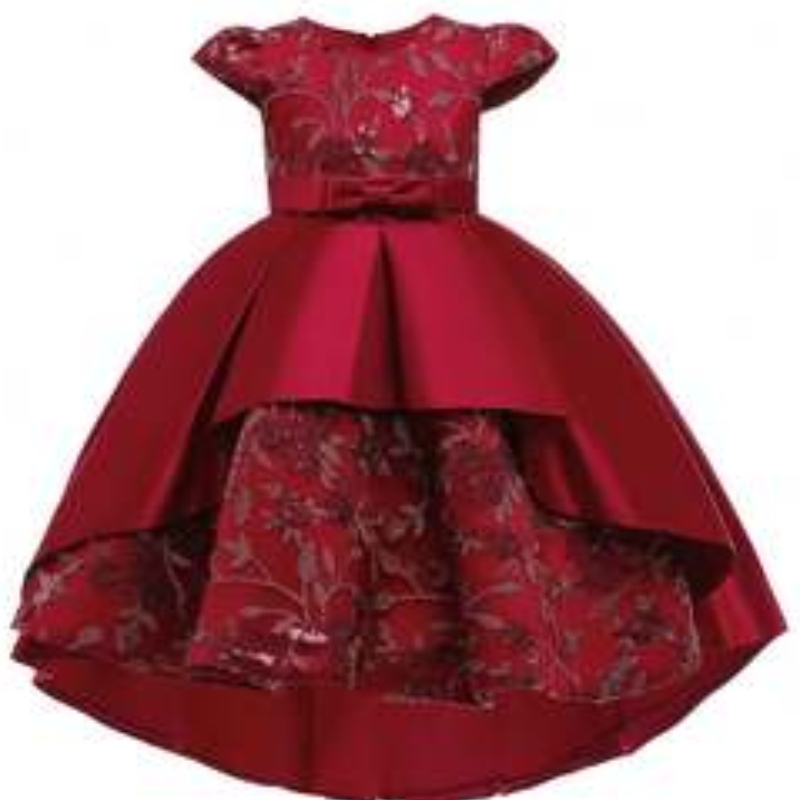 Baige висококачествен лятен фрок Kids Party Wear Flower Girl Western Party Формална рокля за рожден ден T5170