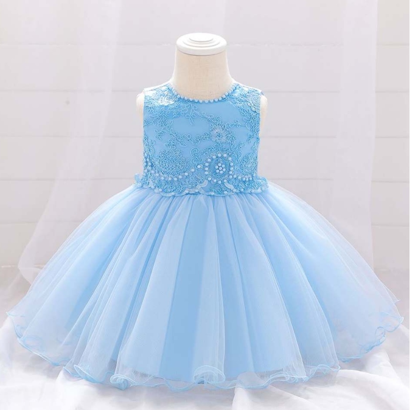Baige Princess Ново родени момичета момичета рожден ден сватбени рокли Деца Frock Деца дрехи L1933XZ
