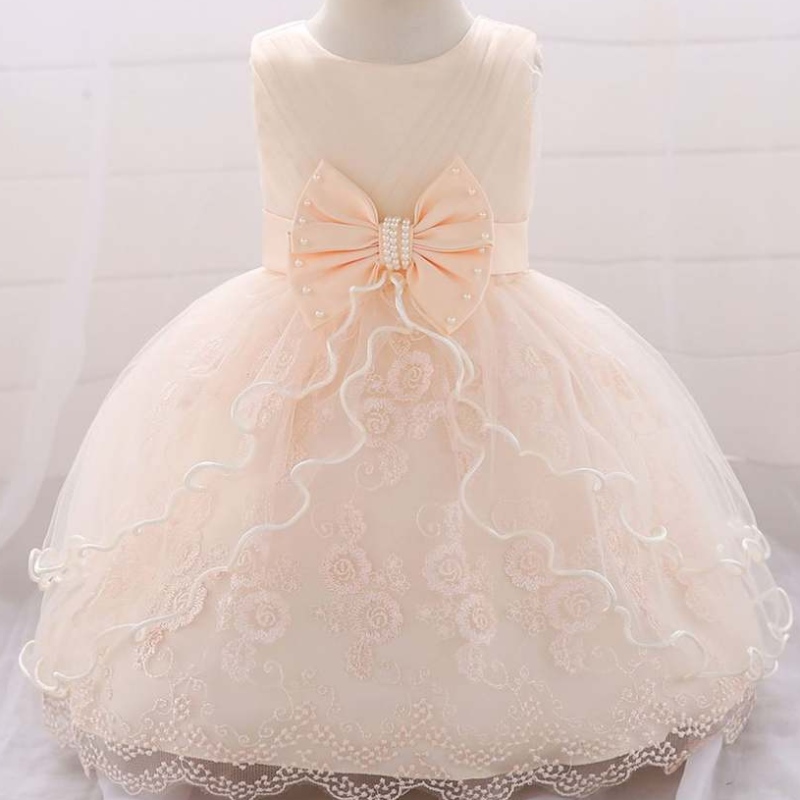 Baige 0-2 години църква Kids Dress Baby Birthday Party Износете деца кръщене на фрок L1869XZ