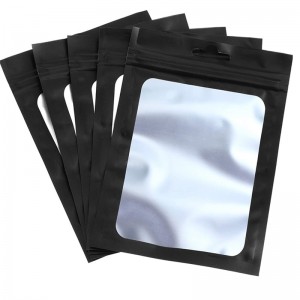 Чанта с цип от алуминиев филм