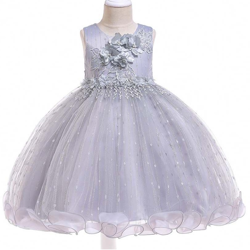 Baige China Factory Direct Price Baby Dress Pictures Girls Party рокли бебешки дрехи L5101
