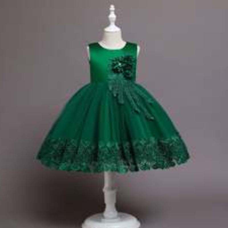 Baige New Fashion Christmas Kids Party рокля 3 to12years деца парти изпълнение топка рокля 68032