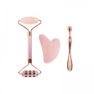 нефрит масаджър с ролки за лице