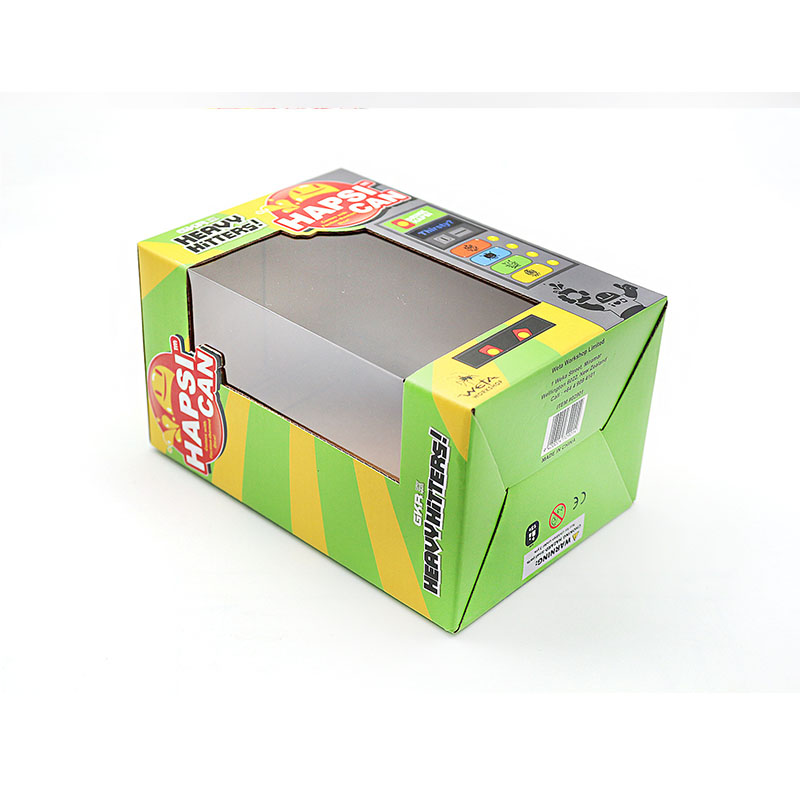 Електронни играчки гофрирани хартиени кутии Опаковка Печат прозрачен дизайн на прозореца с висок клас по поръчка