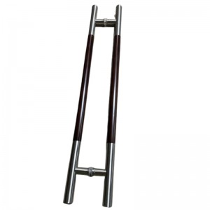 SS-039 Съвременна дървена захващаща дръжка за издърпване на стълба в стила на стълба, дръжка на стъклена врата от неръждаема стомана