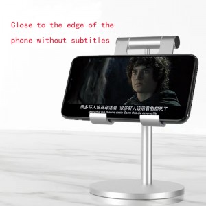 Метална алуминиева сплав асансьор на работния плот мобилен телефон скоба на живо телескопична регулиране на таблетката Телефон...