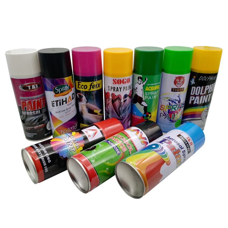 OEM 200ml 300ml 400ml 450ml евтина спрей боя графити спрей боя хром боя за спрей боя