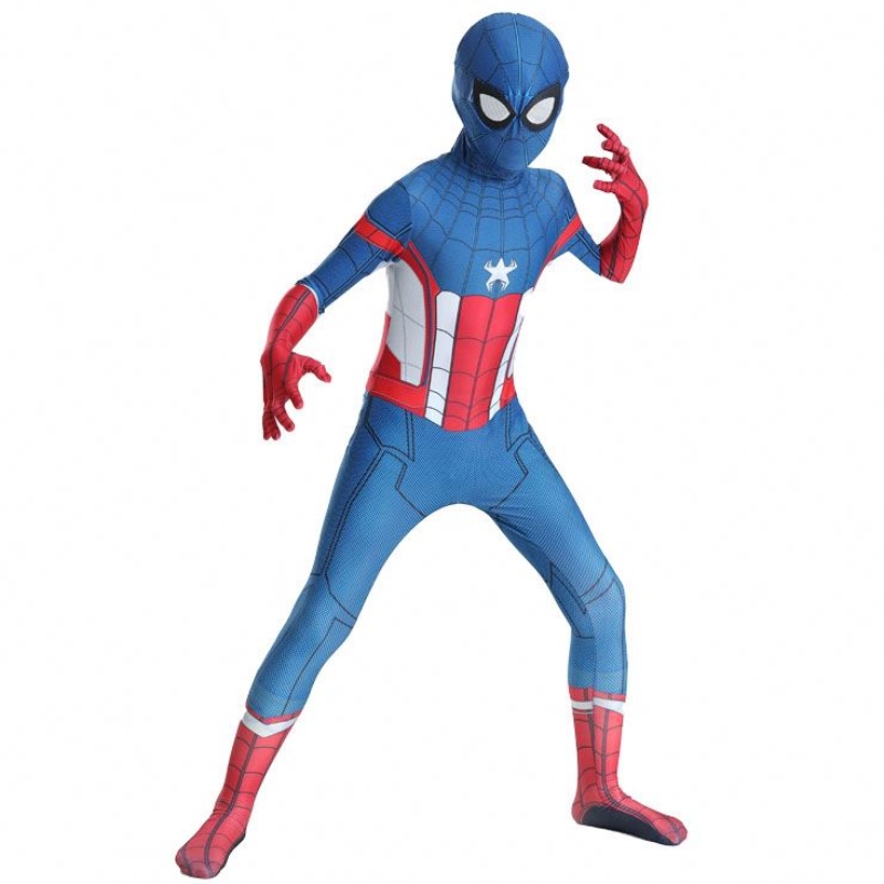 Най-горещите деца на Хелоуин Kids&adults TV&Movie Superhero Cosplay Factory Direct Supply Anime Amazing Spider-Man костюм с маска