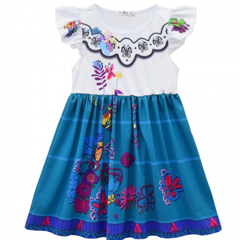 MiRabel cosplay costume деца деца фантазия карнавал за Хелоуин принцеса рокля encanto madrigal рокля
