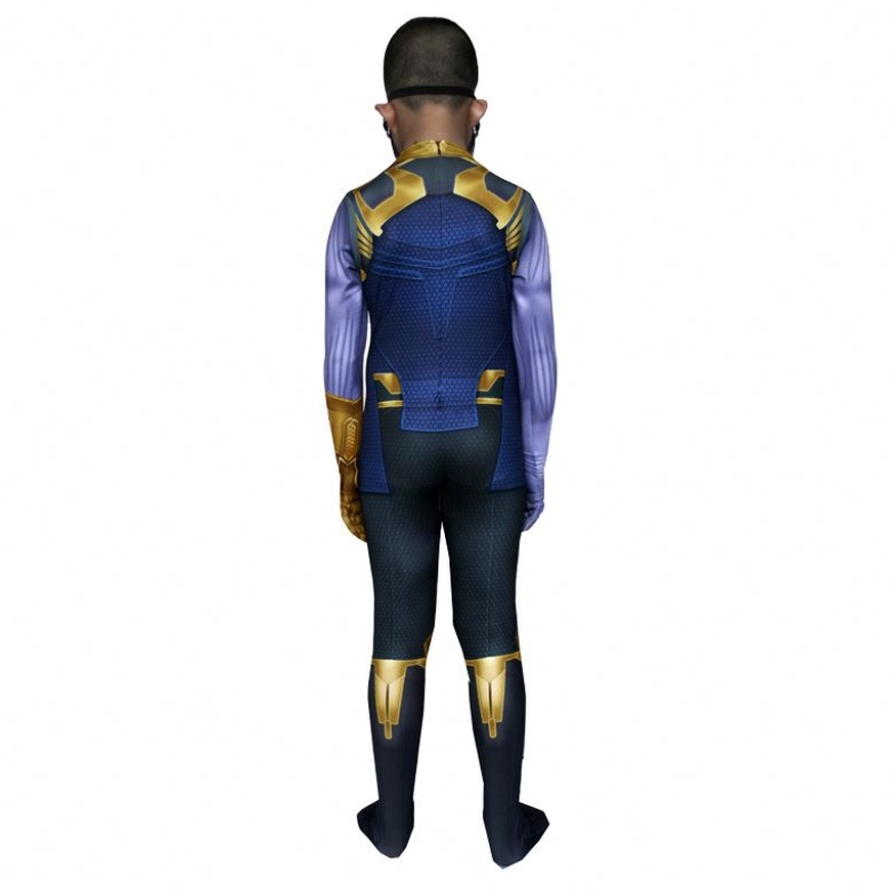Infinity War Avenger Tight Jumpsuity Bodysuit Halloween Kids&men Devil Movie Film Cosplay Factory Supply Thanos Костюм с маска