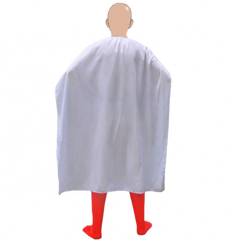 Популярен най -горещ холоуин парти деца&adults TV Superhero Jumbsuit с Cloak Cosplay Anime One Punch Man Saitama Карикатурен костюм