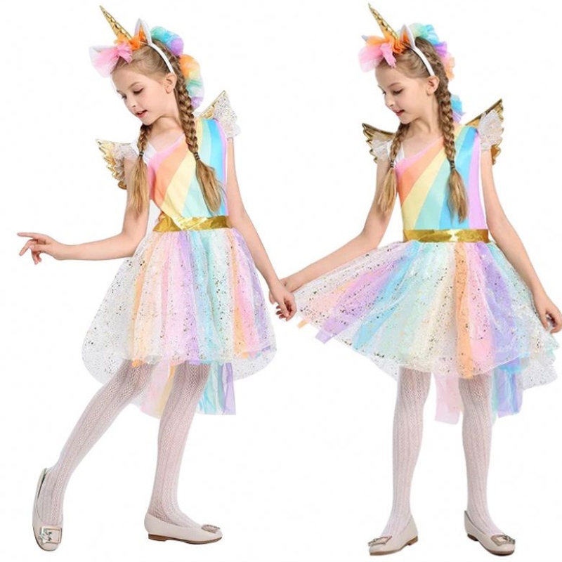 Baige Girls Wonder Woman Costume Halloween Set Princess Party Dress Ladybug Деца костюм