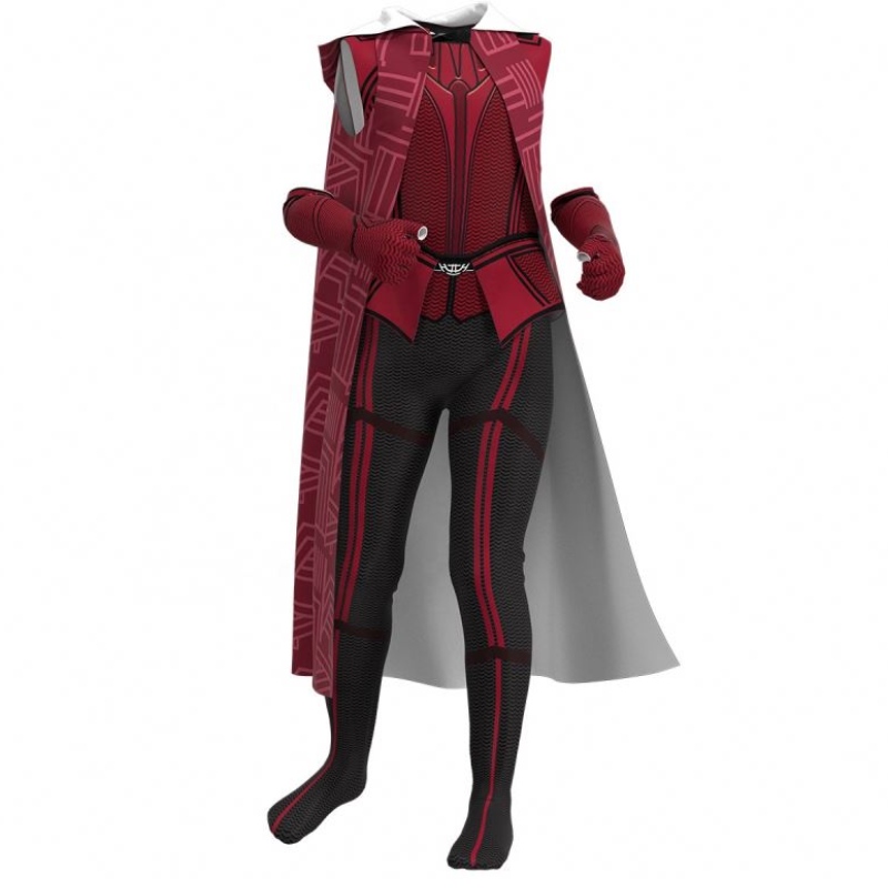 Гореща телевизия&movie костюми Възрастни Хелоуин костюми Косплей Wanda Vision Wanda Scarlet Witch костюми