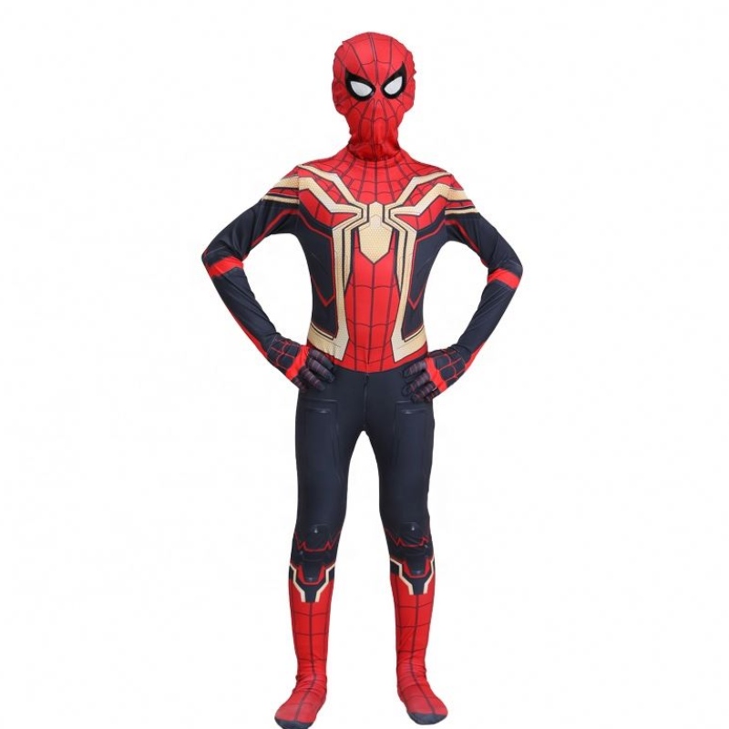 Специален фантастичен черен&gold Spiderman Halloween костюм деца деца телевизия&film супергерой ролева игра фабрика Direct Spiderman Costume