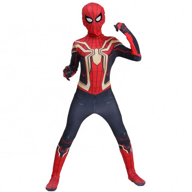Специален фантастичен черен&gold Spiderman Halloween костюм деца деца телевизия&film супергерой ролева игра фабрика Direct Spiderman Costume