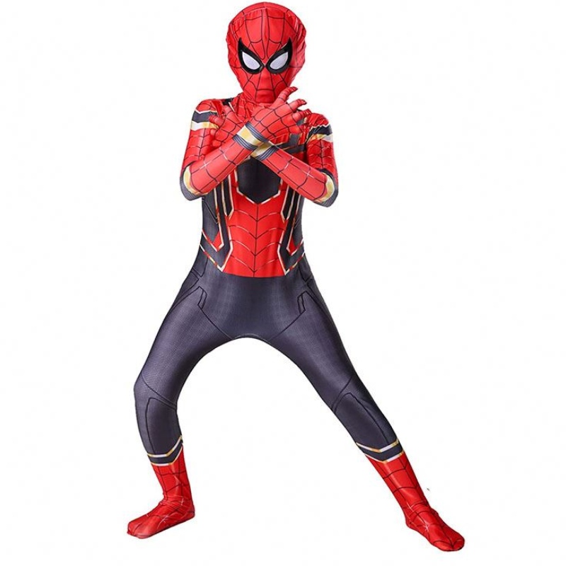 Телевизия&филм Косплей костюм Zentai Spiderman Superhero Bodysuit Spandex костюм за деца по поръчка, направен