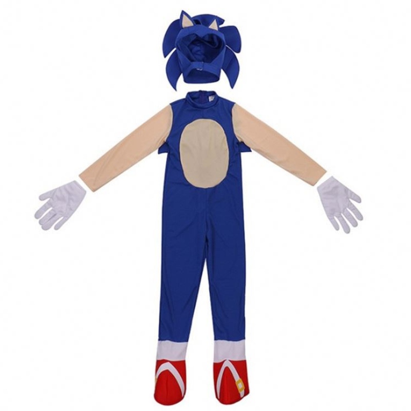 Соник Хелоуин Деца костюм Sonic The Hedgehog Карикатура Sonic Boy Cosplay Game Performance Costume