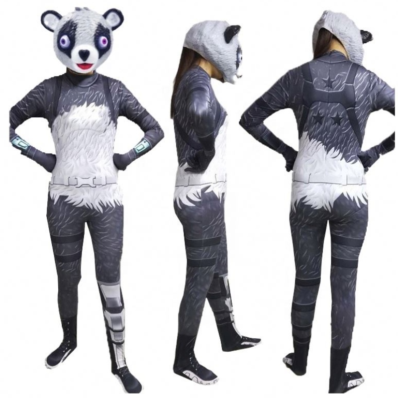 Нова фантазия Factory Direct Hot Sale Cuddle Team Leader Jumpsuit Fomen Skull Trooper Bodysuit за възрастни Fort Nite Косплей костюм